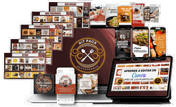 Kit Pack de plantillas editables para Restaurante