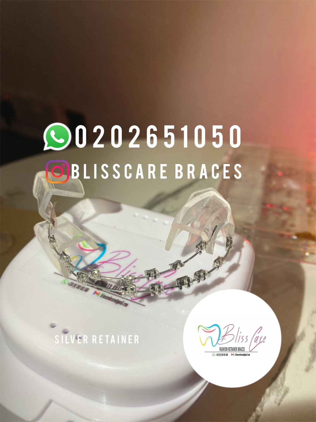 Silver Removable Braces