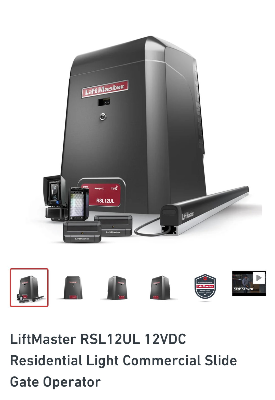 Liftmaster  CSL24UL High Traffic Commercial and Residential 