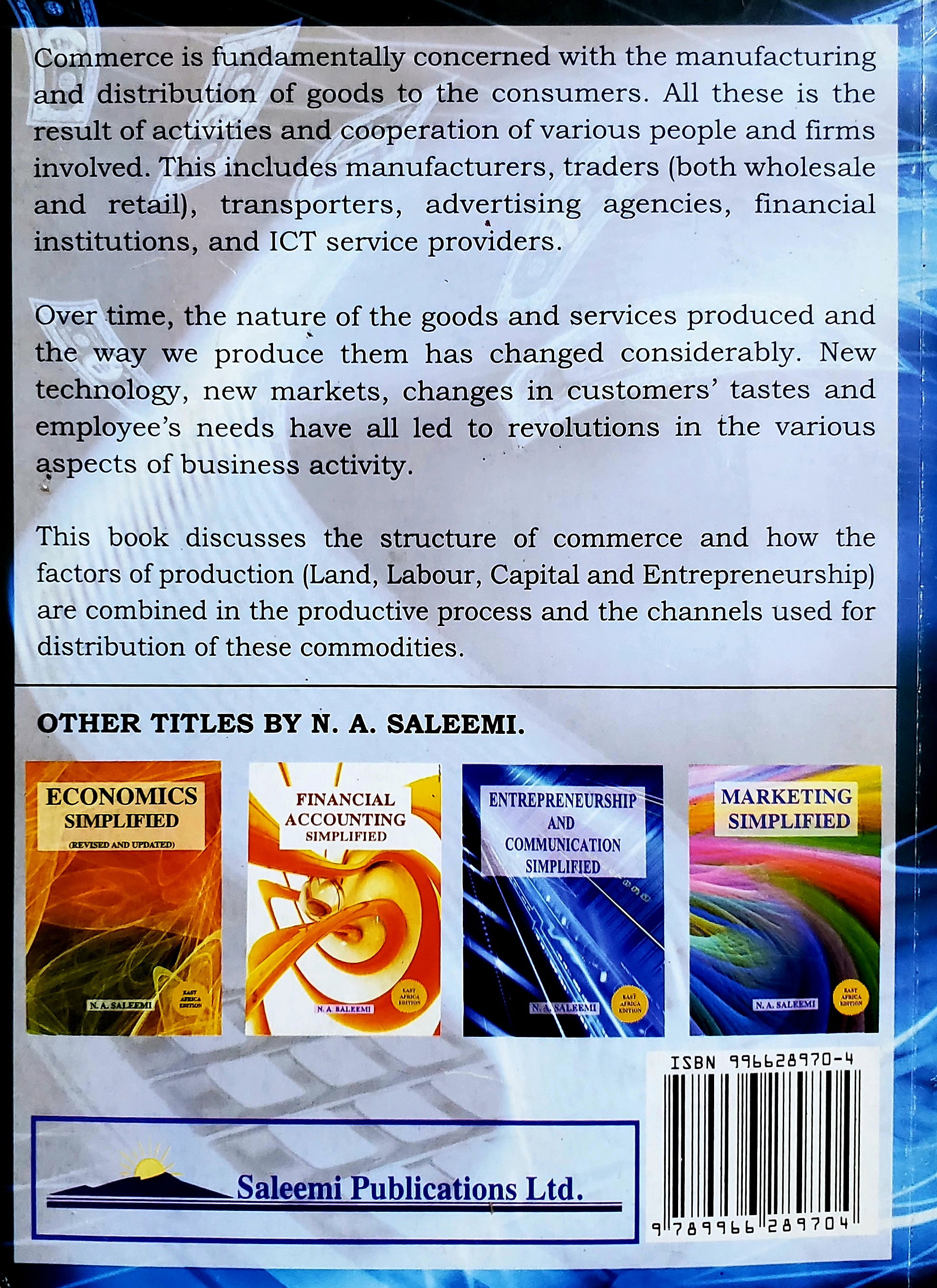 Commerce Simplified For East Africa by N. A Saleemi_1