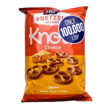 SNIPS PRETZELS KNOTS CHEESE 250G