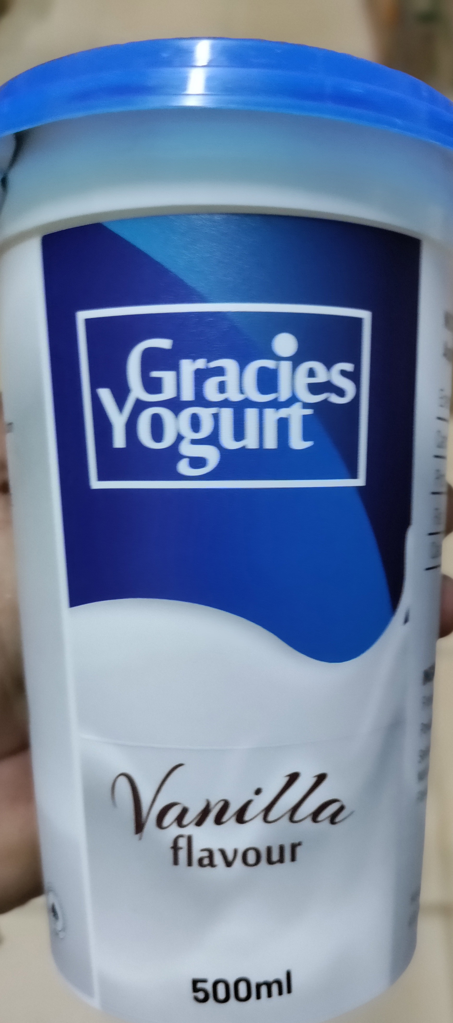 GRACIAS YOGURT VANILLA 500ML_0