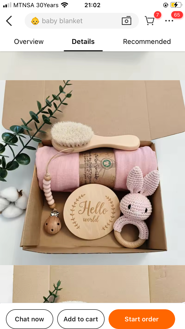 Animal Crochet- Newborn Gift Set _5