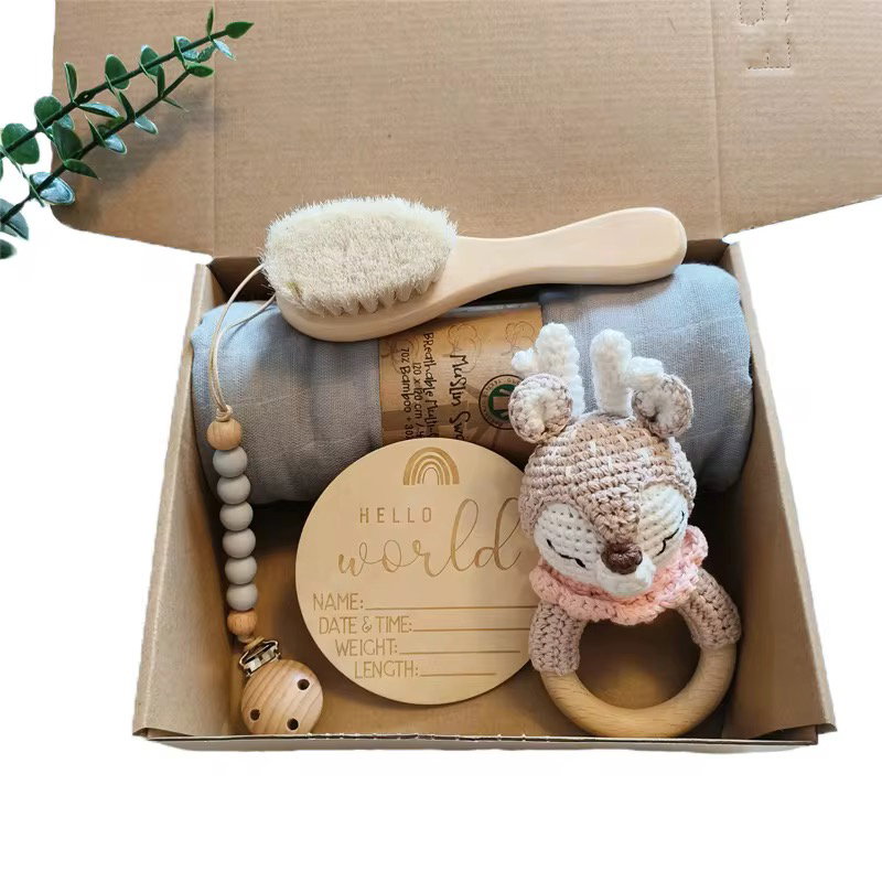 Animal Crochet- Newborn Gift Set _1