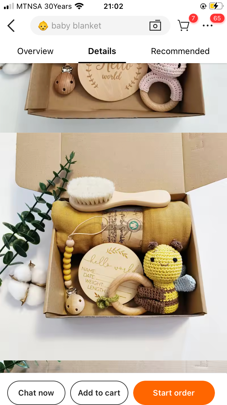 Animal Crochet- Newborn Gift Set _4