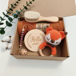 Animal Crochet- Newborn Gift Set 