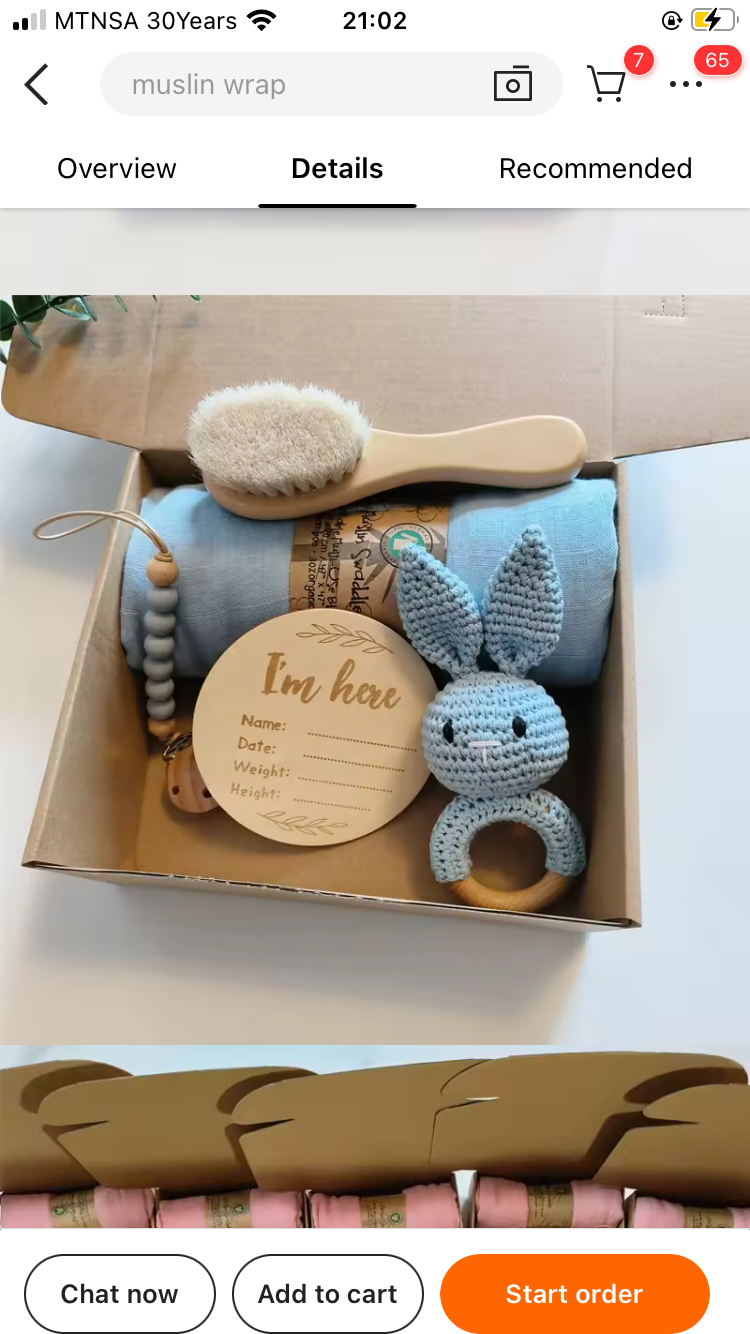 Animal Crochet- Newborn Gift Set _6