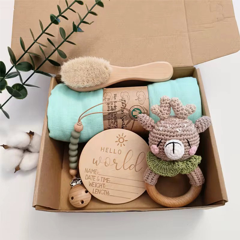 Animal Crochet- Newborn Gift Set _2