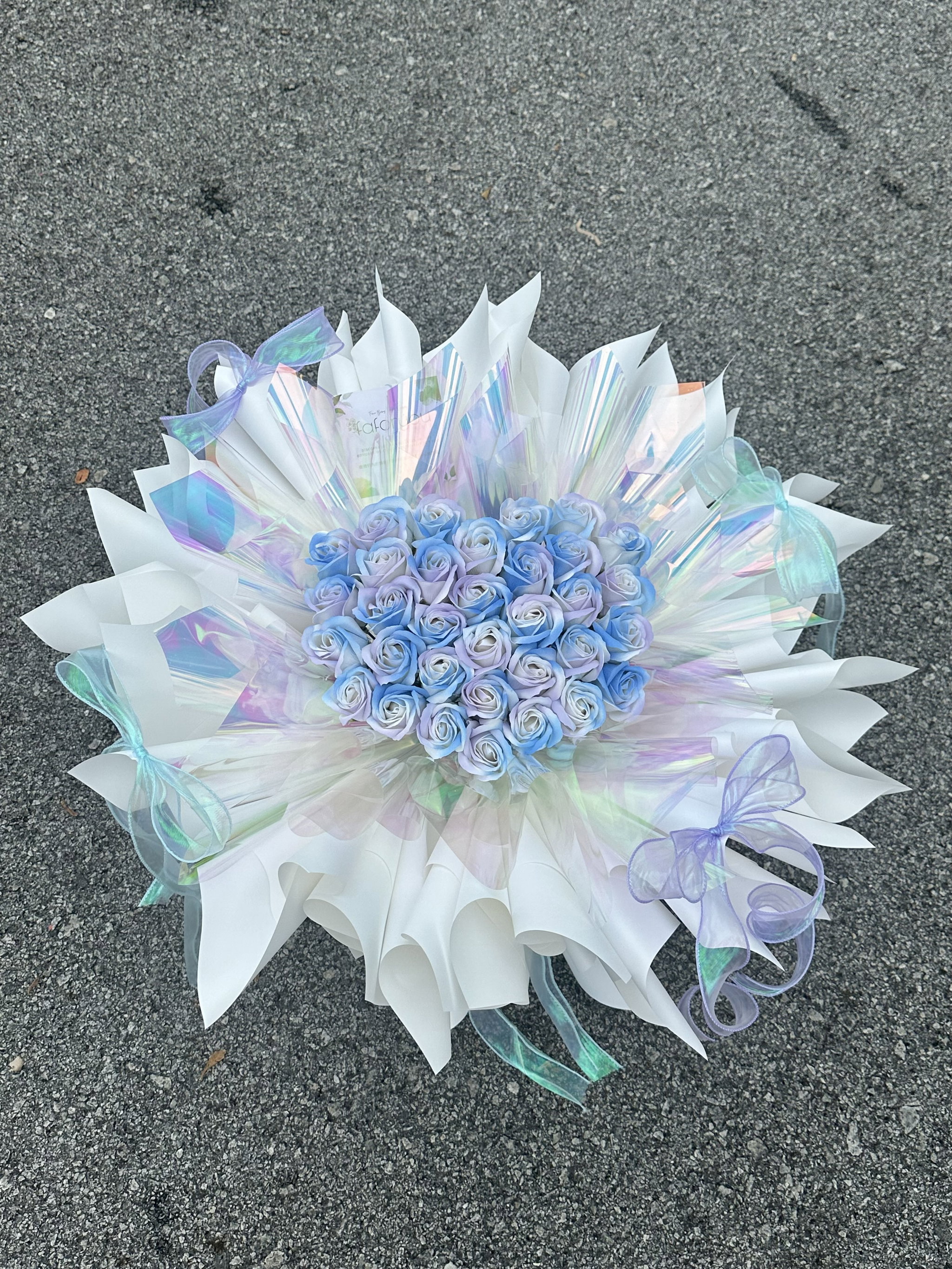 33 Stalk Ethereal Soap Rose Bouquet _2