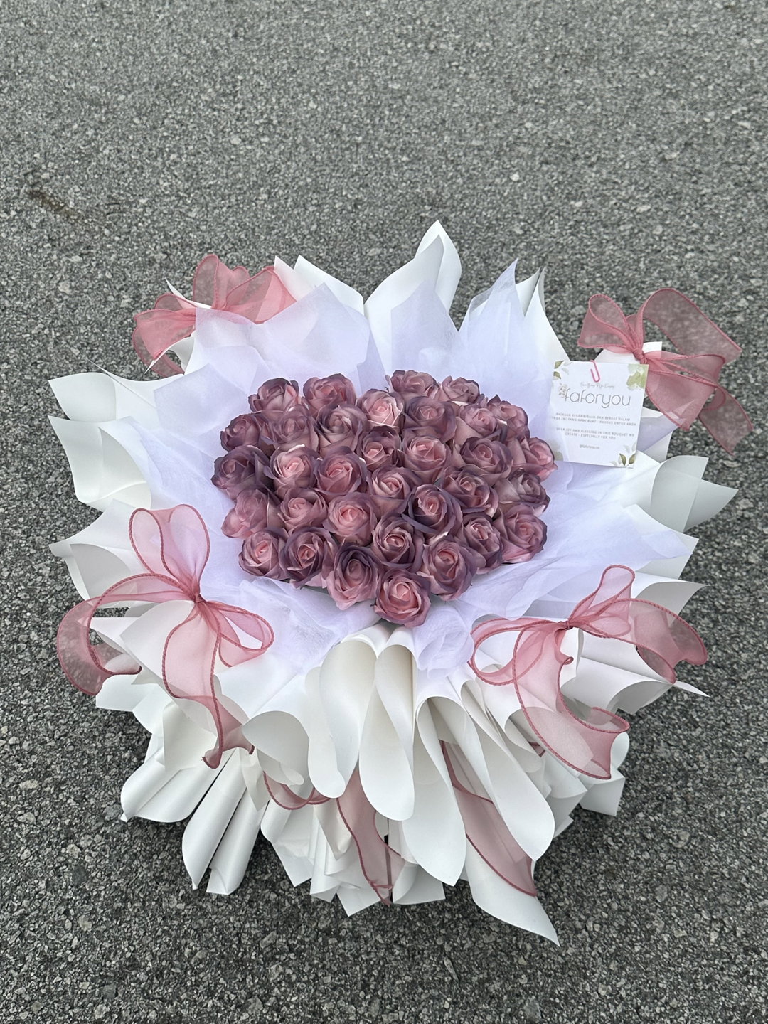 33 stalk Soap Rose Bouquet