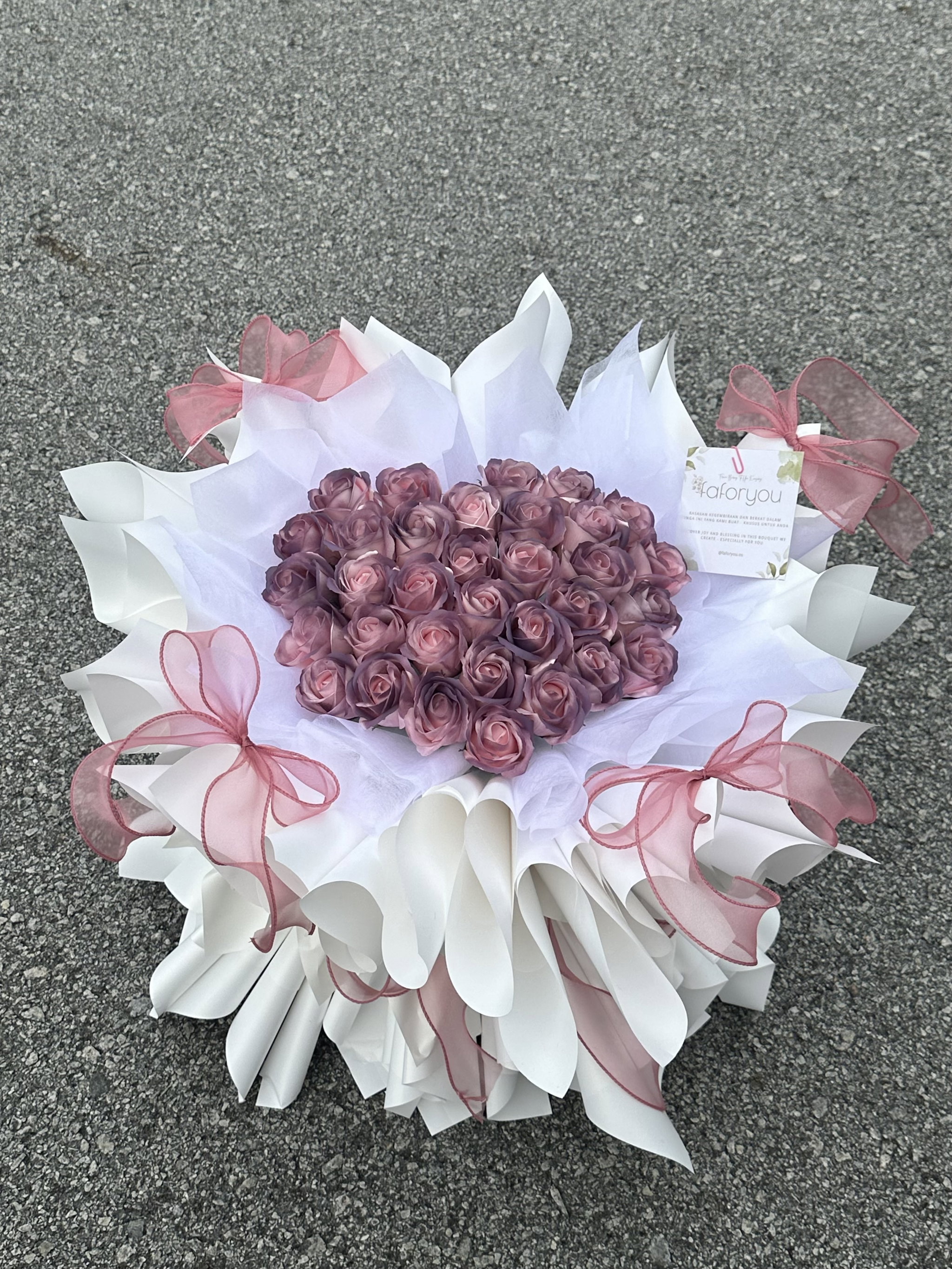 33 stalk Soap Rose Bouquet_0