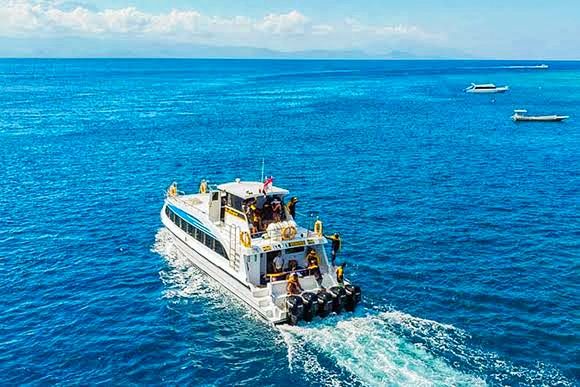 Fast boat from Padangbai port bali to Gili Trawanga ! Gili Air !  Lombok Bangsal port _0