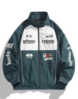 Men's Sports Casual Jacket Racing Suit Jacket Versatile 3041