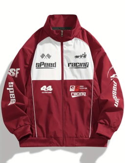 Men's Sports Casual Jacket Racing Suit Jacket Versatile 3041