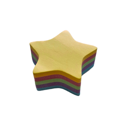 Notas Adhesivas Estrella (post it) mini 4.5cm  