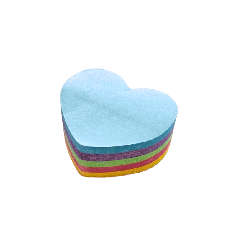 Notas Adhesivas Corazon (post it) mini 4.5cm