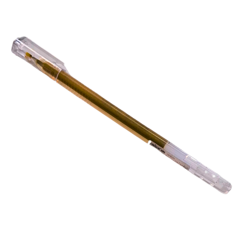 Pluma de Gel (Tinta Dorada)