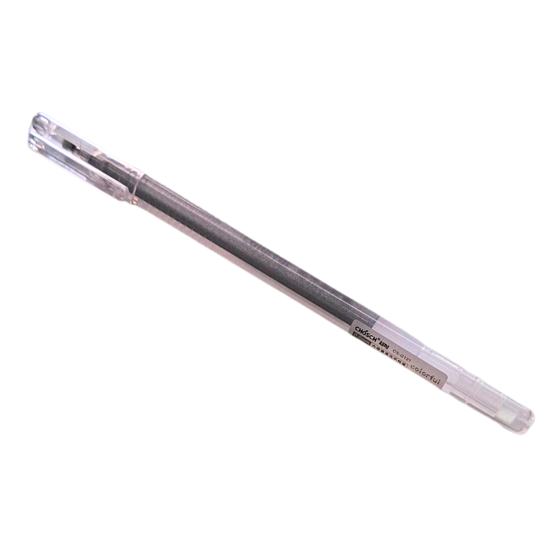 Pluma de Gel (Tinta Plata) _0
