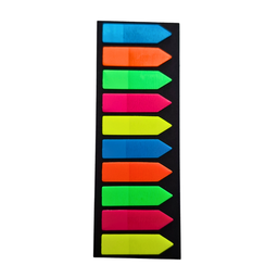 Notas Adhesivas Flechas transparentes 