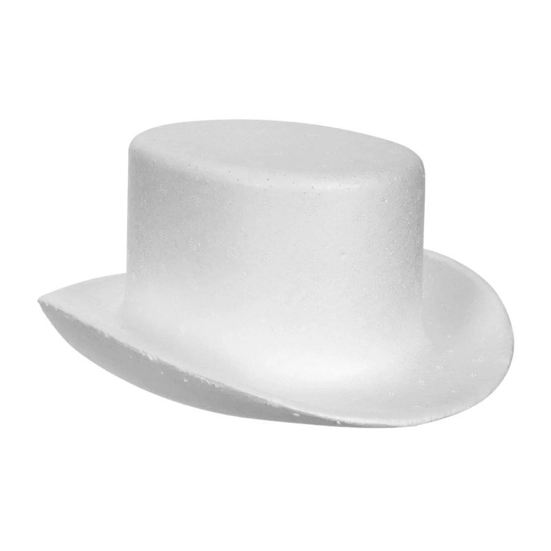 Sombrero de unicel (Copa) 14 X 28.5 X 32.5cm