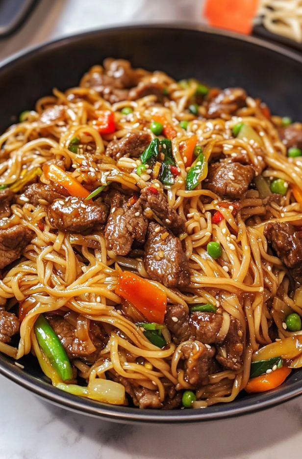 Spaguetti avec viande / Cotonou Gbégamey_0
