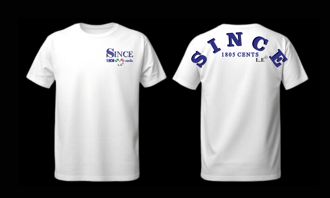 Since1805cent White T-shirt