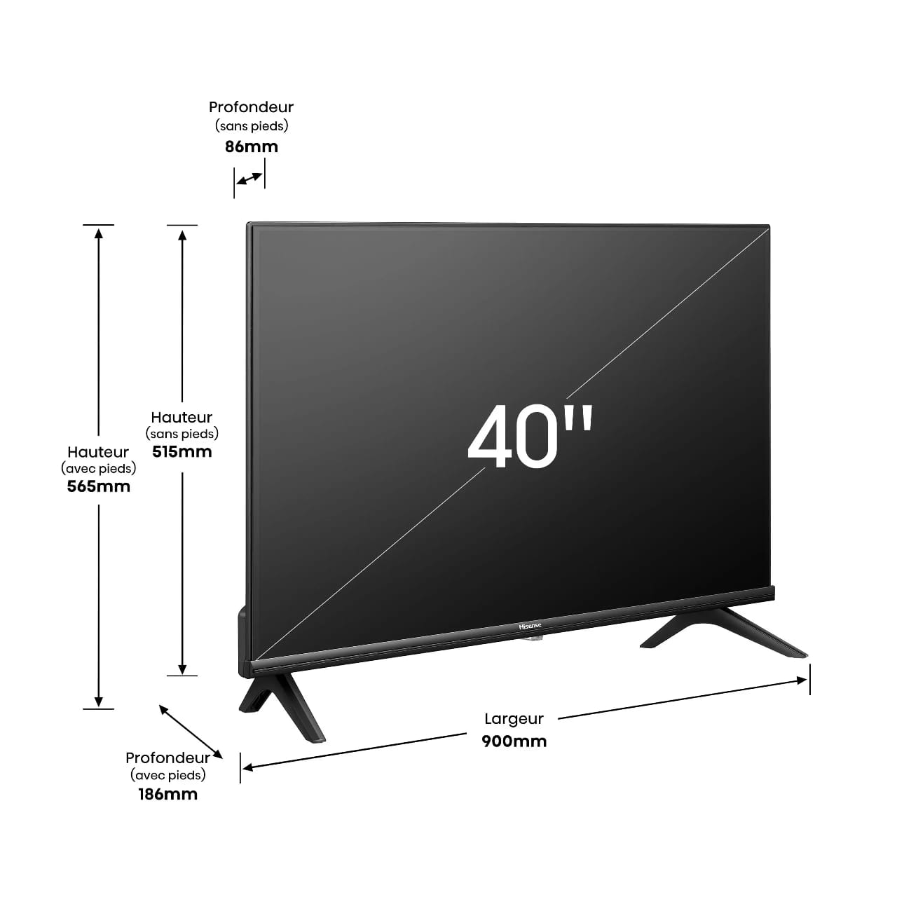Tv Smart Hisense 40" Full options _1