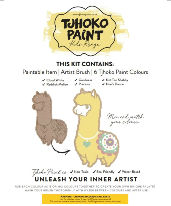 Tjhoko Jnr Flat Cut-out Lama (203x126mm)