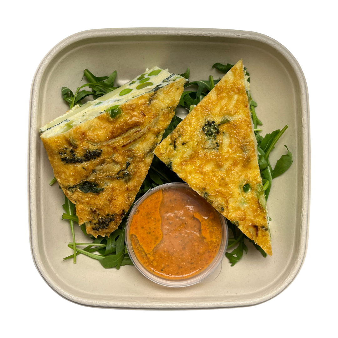 Cheddar, Broccoli & Pea Frittata (Veggie)_0