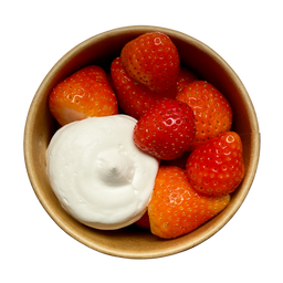 Strawberries & Whipped Oat Cream