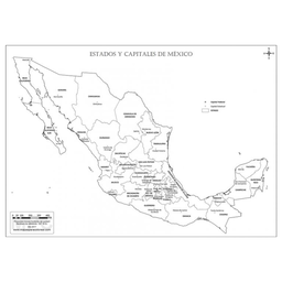 Mapa Republica Mexicana (esquema)
