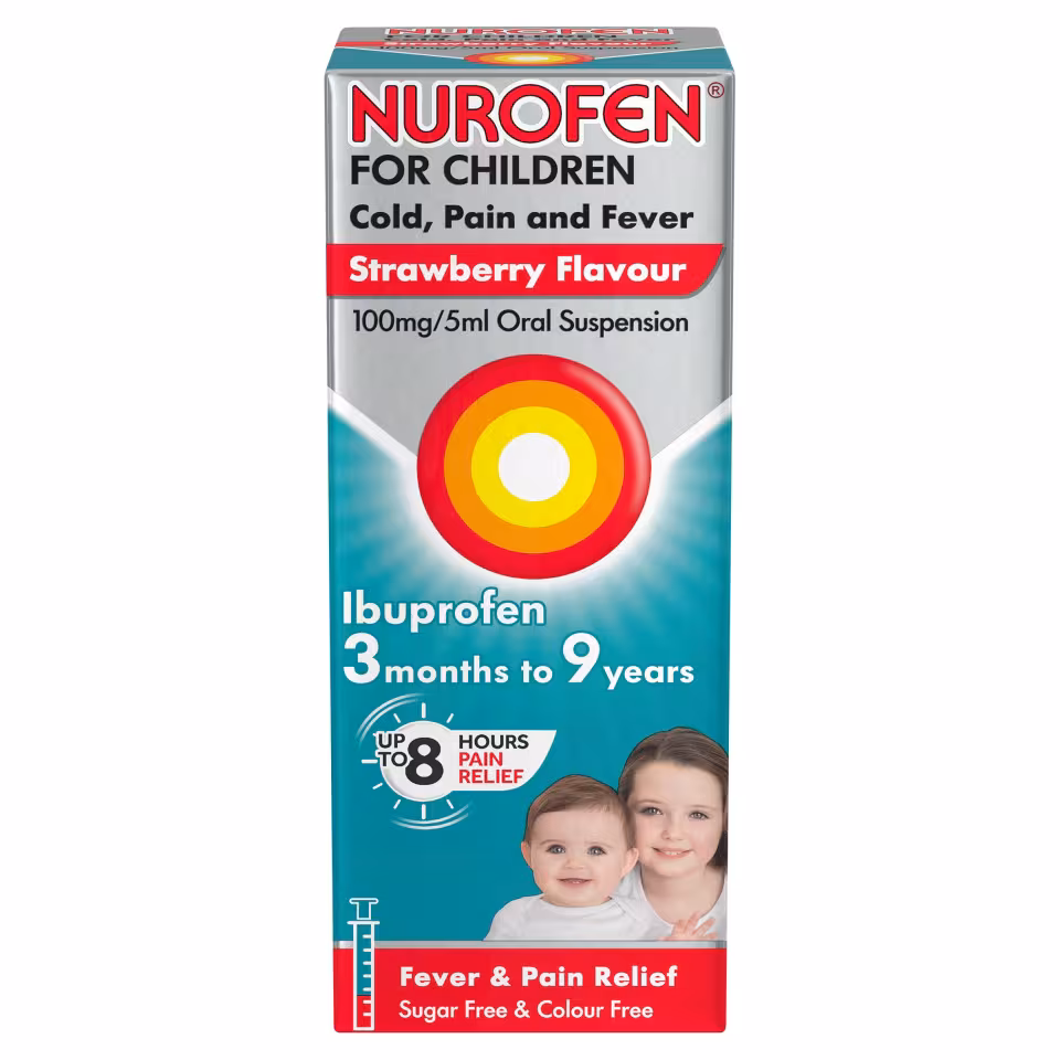 Nurofen Children Cold & Flu Strawberry 100Ml_0
