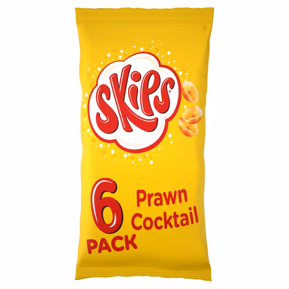 Kp Skips Prawn Cocktail Crisps 6 X 13.1G_0