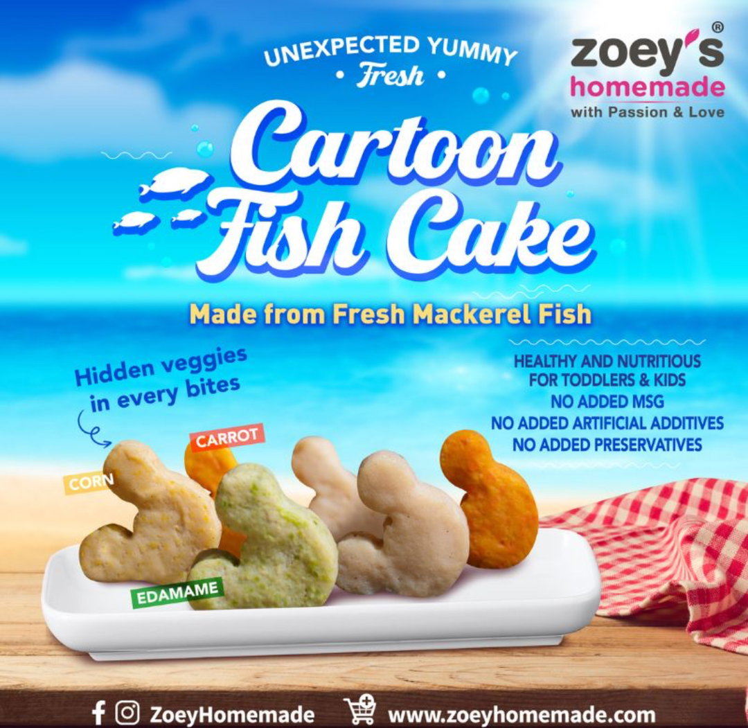Zoey Healthy Cartoon Fish Cake (10pcs) (300g)