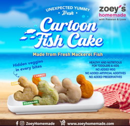 Zoey Healthy Cartoon Fish Cake (10pcs) (300g)