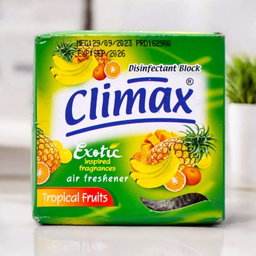 Climax Disinfectant Block Green, Exotic Air Freshener 170g