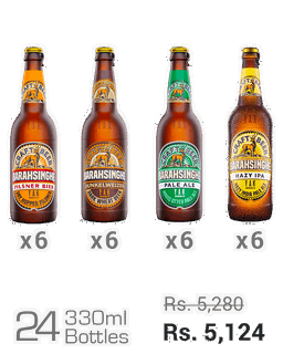 Barahsinghe Craft 330ML Assorted- Pilsner, Dunkelweizen, Pale Ale, Hazy IPA(24N)