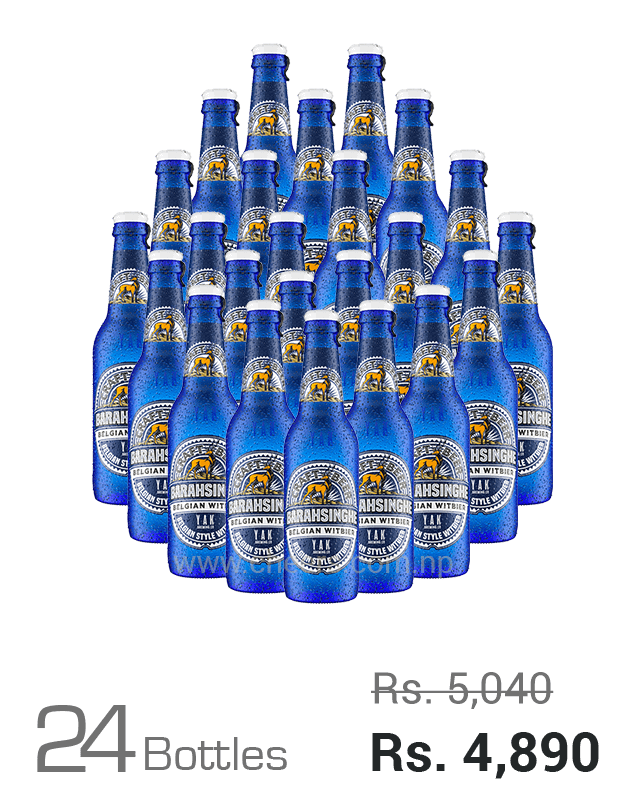 Barahsinghe Craft Belgian Witbier 330ML x 24 Bottles