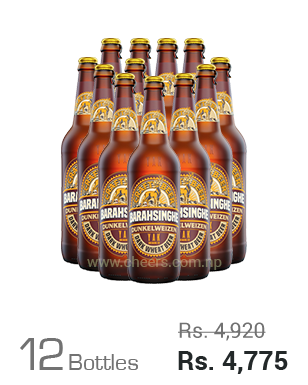 Barahsinghe Craft Dunkelweizen Dark Wheat 650ML x 12 Bottles