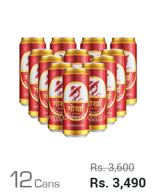 Gorkha Premium 500ML x 12 Cans_0