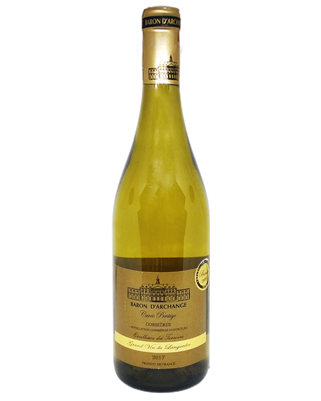 Baron d'Archange White Cuvee Prestige Corbieres 750ML