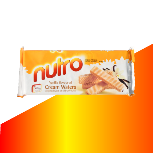 NUTRO Vanilla flavoured cream wafers, 75g