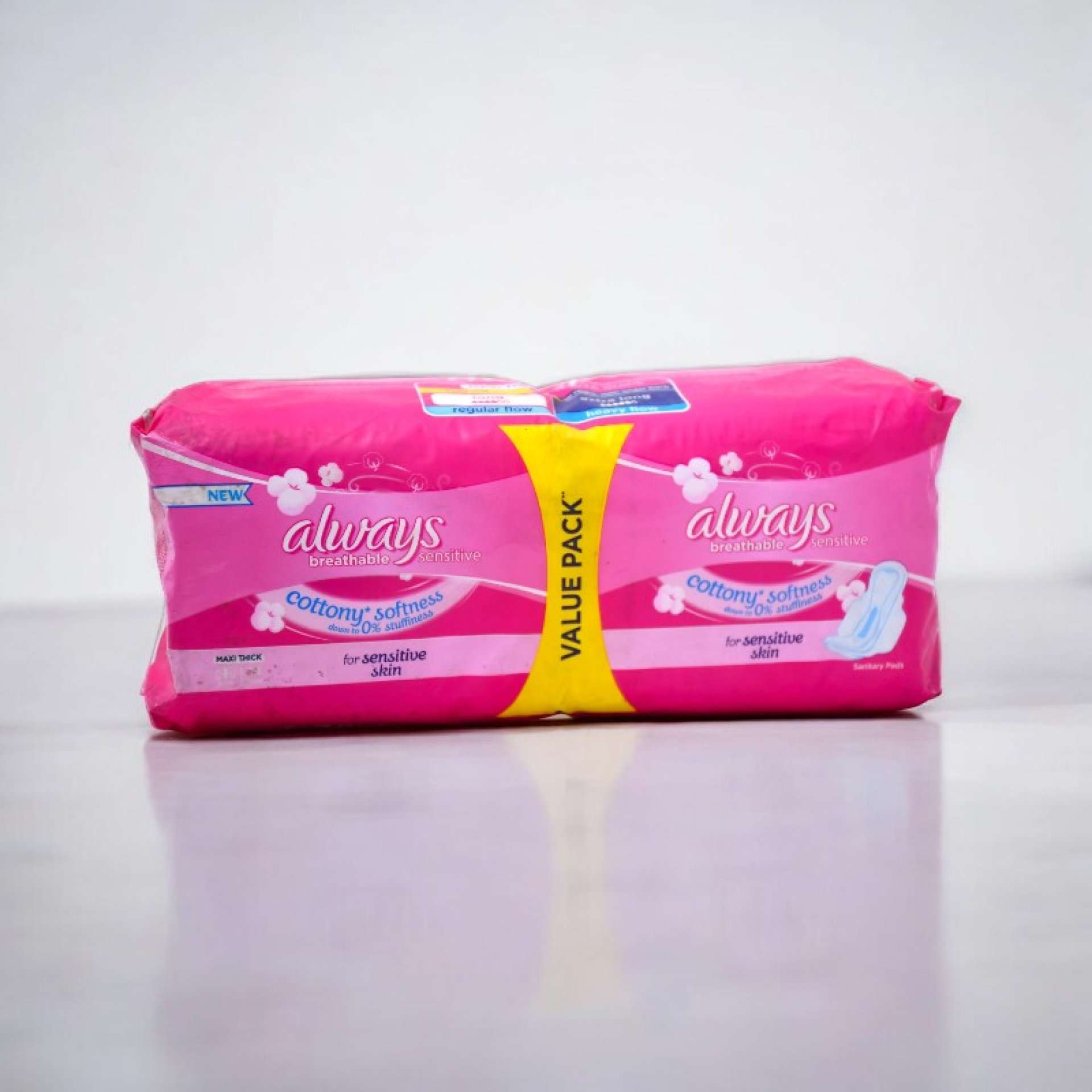 Always Breathable Sensitive, Maxi Thick, Cottony Softness_0