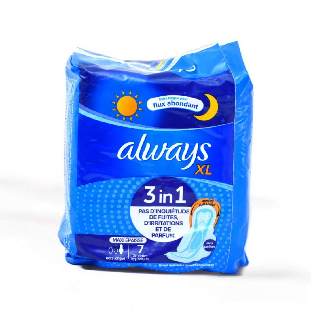 Always T5 Sanitary Pads, XL Flux Abondunt