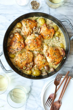 Oven Baked Chutney Chicken Pieces. (Wednesday)