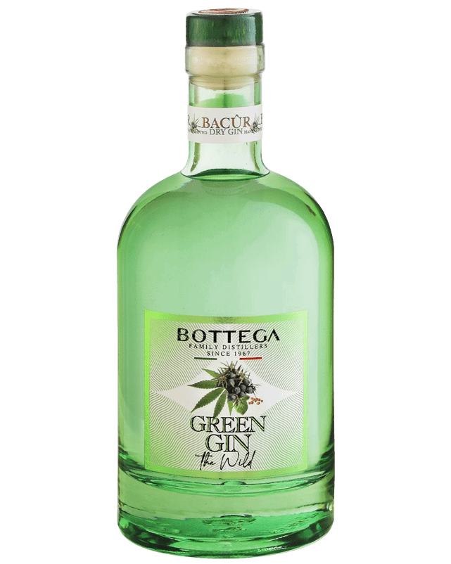 Bottega Bacur Green Gin The Wild Distilled Dry Gin 700ML