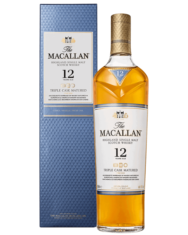 The Macallan 12yrs Triple Cask Matured 700ML