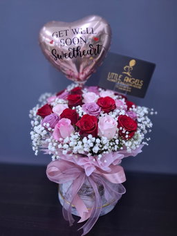 Get Well Soon Roses Box
