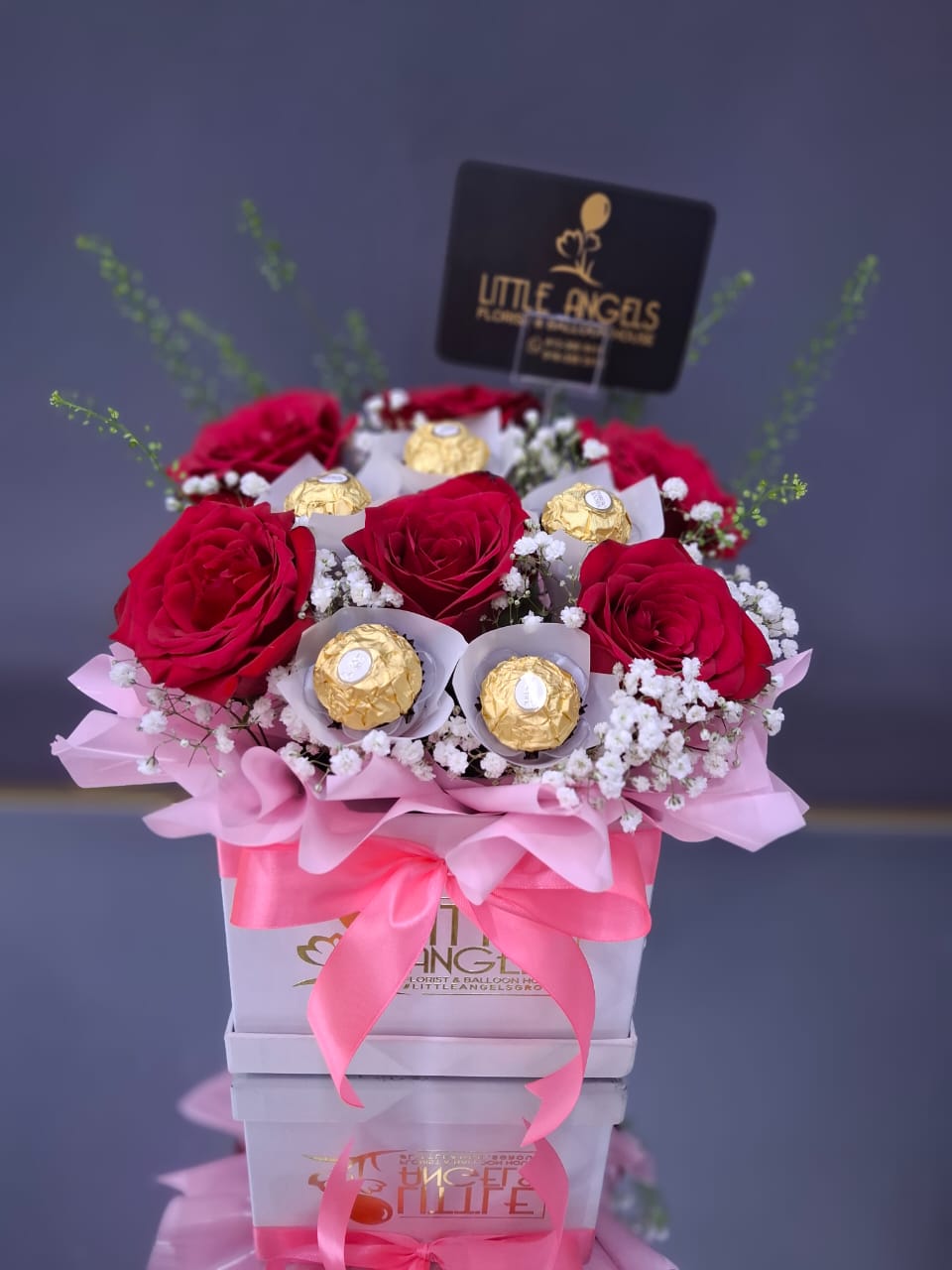 Roses and Ferrero Box