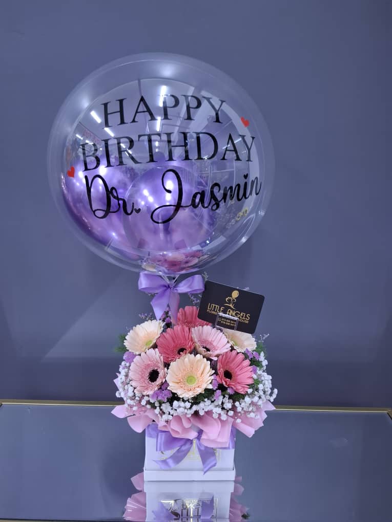 Flowers Box and Balloon_0